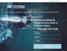 Tablet Screenshot of nextstem.com